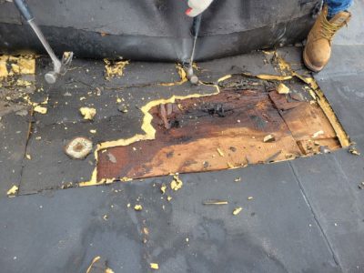 Roof Damage Repair Project